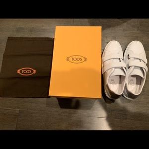 Tod’s Men’s White Leather Sneaker Made in Italy